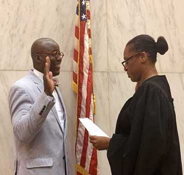 photo of 2019 Arbitration and Mediation swearing in ceremony in Brooklyn,