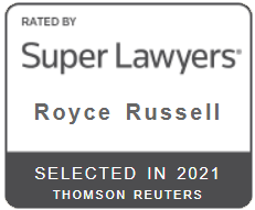 Rated By Super Lawyers | Royce Russell | Selected In 2021 | Thomson Reuters
