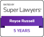 Rated By Super Lawyers | Royce Russell | 5 Years
